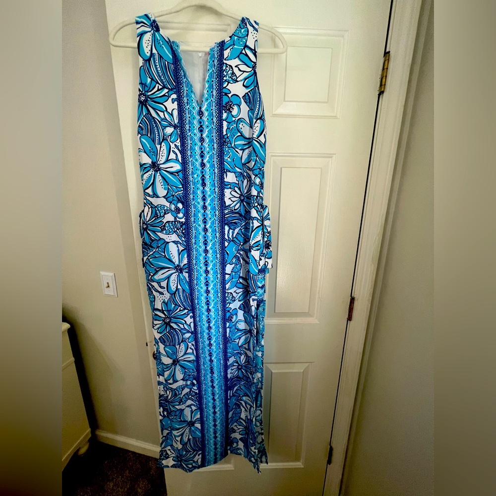 EUC Lily Pulitzer Donna maxi romper sz 4